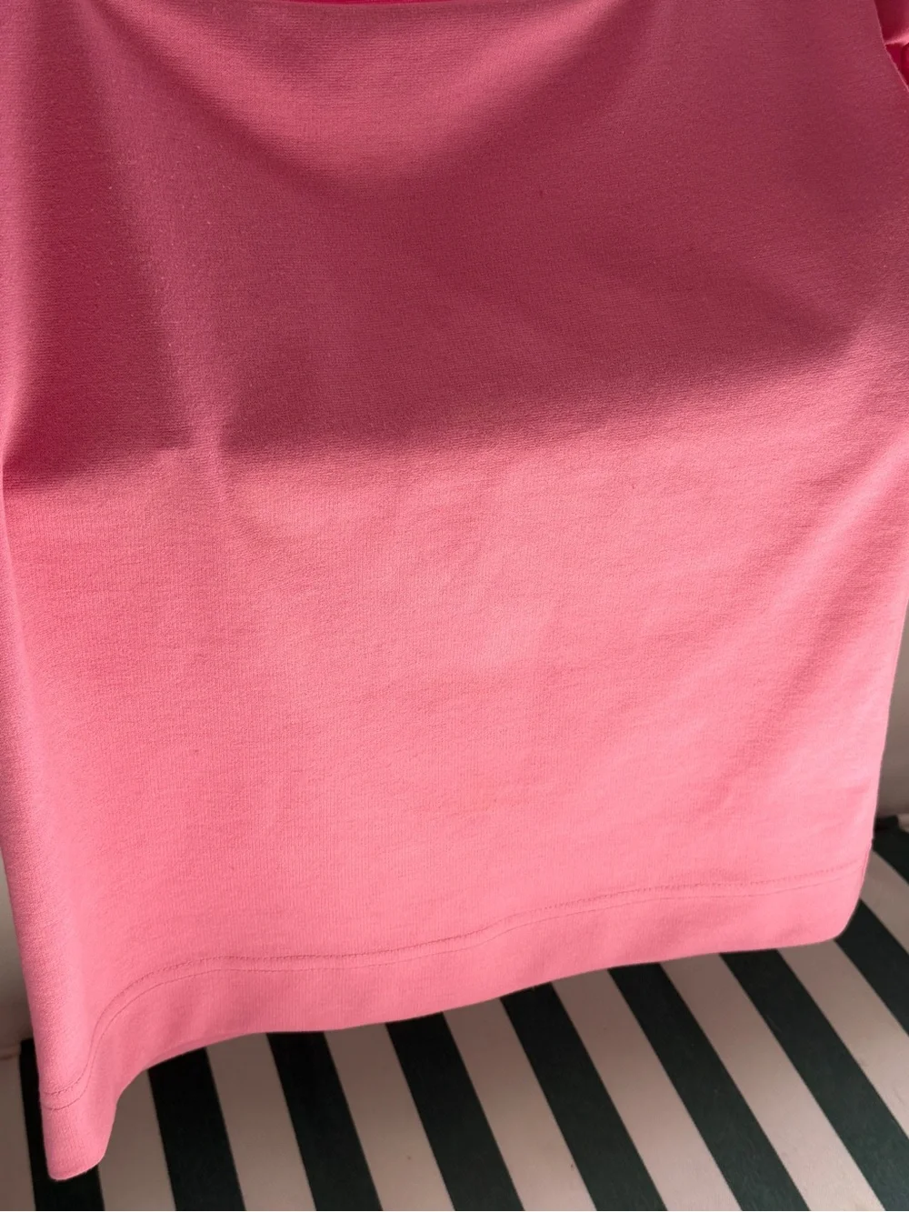 Sleeper Pink Square-Neck Long Sleeve Top